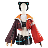 VTuber Komori Met Anime Cosplay Costume Waist-Baring Hot Girl Outfit - Halloweez